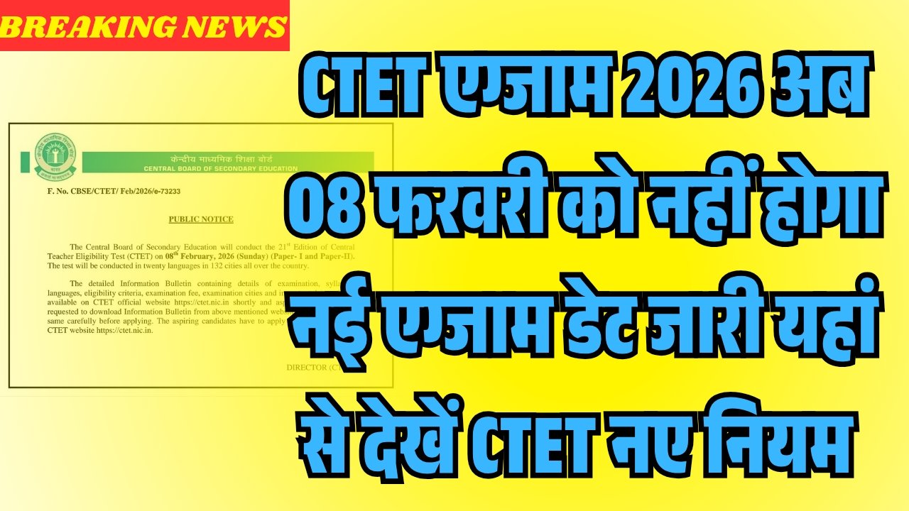CTET Exam 2026 Notification